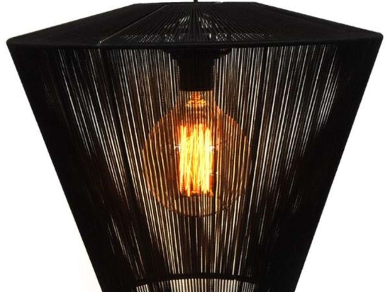 Φωτιστικό Οροφής Cord 835-123-197 40x32cm 1xE27 Black