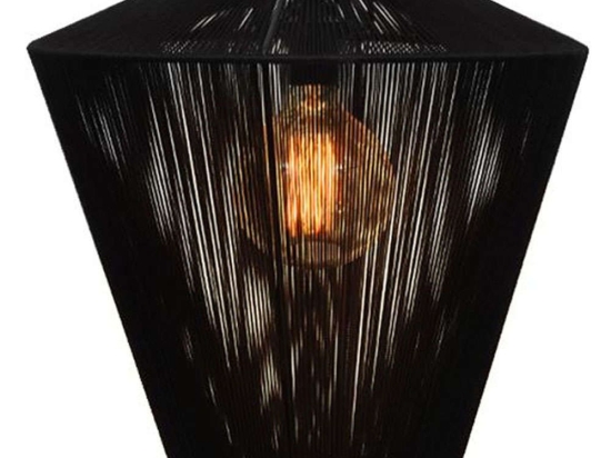 Φωτιστικό Οροφής Cord 835-123-192 50x50cm 1xE27 Black