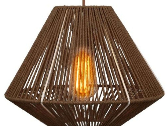 Φωτιστικό Οροφής Cordon 835-123-240 35x30cm 1xE27 Brown