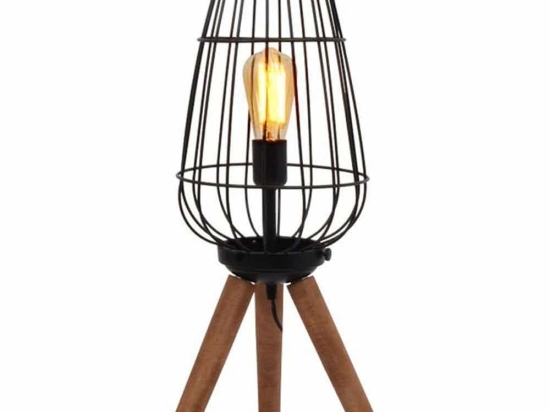 Φωτιστικό Επιτραπέζιο Cresset 835-123-266 30x30x65cm 1xE27 Black