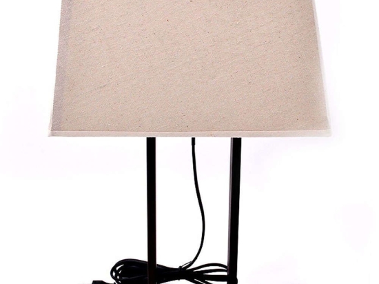 Φωτιστικό Επιτραπέζιο 244-15-039 30x15x43cm 1xΕ27 Beige-Brown