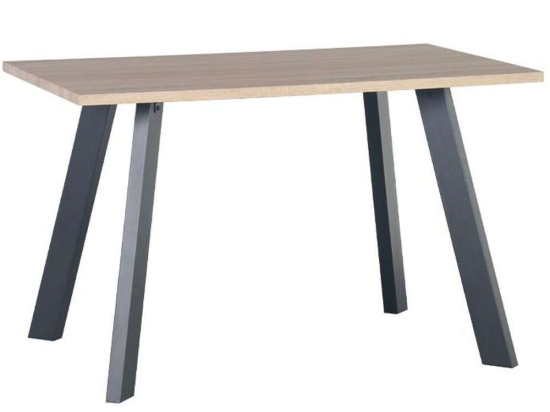 Τραπέζι Τραπεζαρίας 617-121-072 120x70x75cm Sonoma-Black