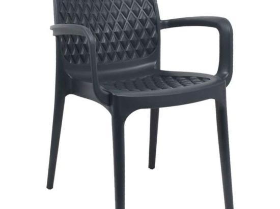 Πολυθρόνα Elite 875-123-036 54x54x90cm Anthracite