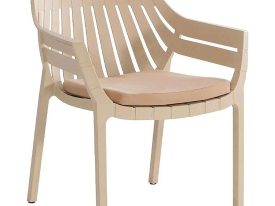 Πολυθρόνα Με Μαξιλάρι Elton 807-123-006 70x68x81,5cm Beige