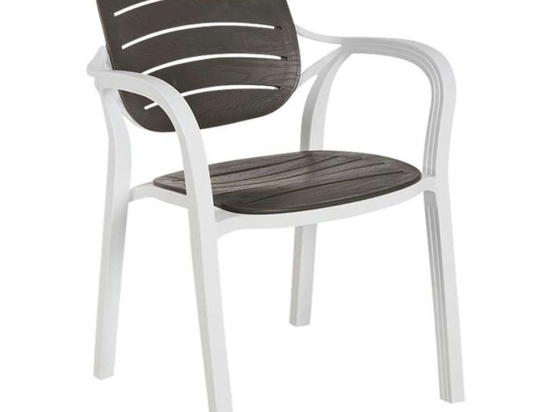 Πολυθρόνα Rusty 824-123-013 57,5x58x84cm Anthracite-White