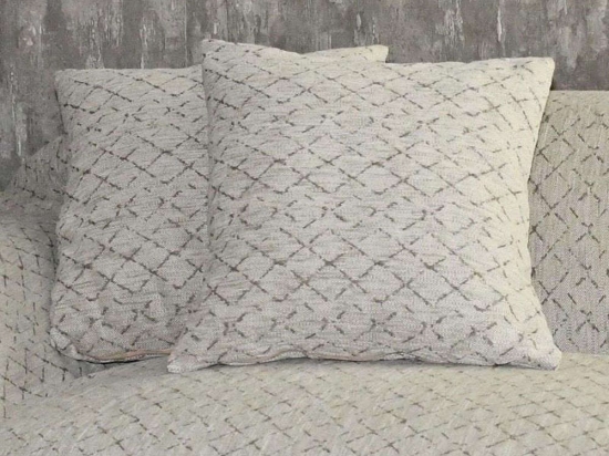 Μαξιλάρι Διακοσμητικό (Με Γέμιση) Cross 874-222-127 42x42cm Beige 42X42 Βαμβάκι-Πολυέστερ