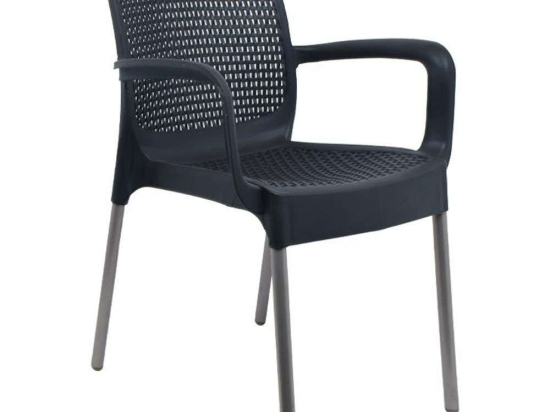 Πολυθρόνα Bella 875-123-033 55x55x85cm Anthracite