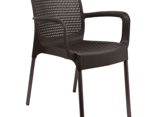 Πολυθρόνα Bella 875-123-031 55x55x85cm Brown