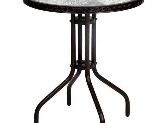 Τραπέζι Κήπου 363-122-023 Φ60x70cm Brown