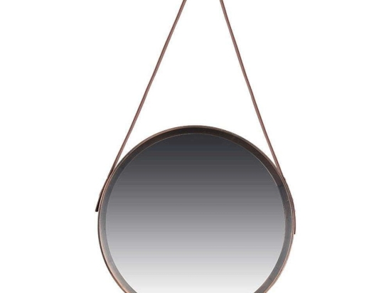 Καθρέπτης Τοίχου Στρογγυλός 373-223-872 39cm Bronze Πολυρεσίνη