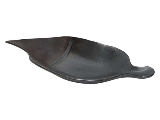 Διακοσμητική Πιατέλα 003-223-084 39,5x19,5x6cm Grey-Brown Κεραμικό