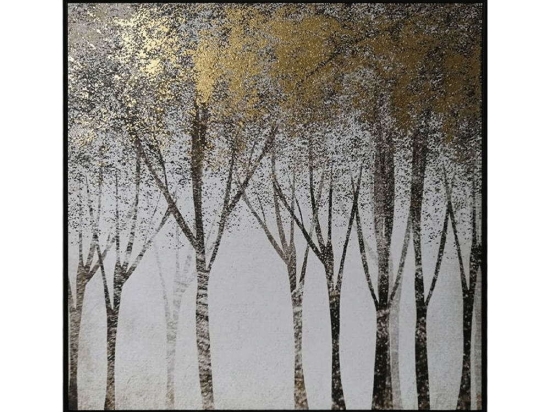 Κάδρο Trees 147-223-072 60x3x60cm Multi Τετράγωνοι Καμβάς