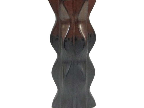 Κηροπήγιο Κεραμικό 003-223-088 12,5x12x32,5cm Grey-Green Κεραμικό