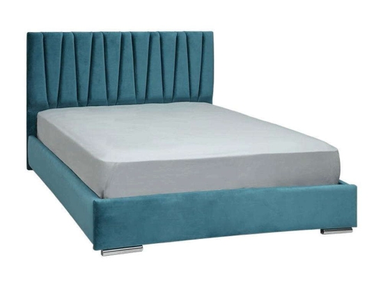 Κρεβάτι Διπλό Palermo 887-223-005 175x214x115cm (Για Στρώμα 160x200cm) Turquoise Διπλό