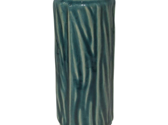 Κηροπήγιο Για Ρεσώ 003-123-044 7,7x7,7x17,3cm Green Κεραμικό