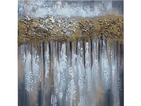 Πίνακας Καμβάς 148-221-104 60x2,3x60cm Multi Τετράγωνοι Καμβάς
