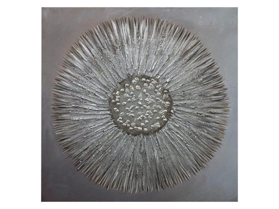 Πίνακας Καμβάς Circle 148-122-116 60x2,3x60cm Multi Τετράγωνοι Καμβάς