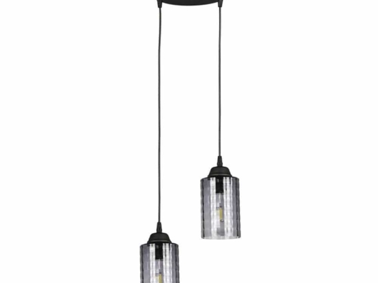 Φωτιστικό Οροφής 892-123-035 25cm 2xE27 Black