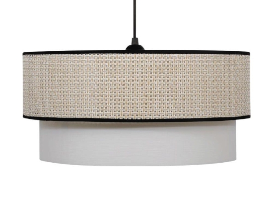 Φωτιστικό Οροφής Alok 835-124-283 40cm 1xE27 Beige-Black