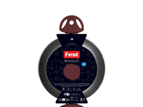 Τηγάνι Για Σαγανάκι Ν.22 Magic 61012 Grey Fest 22cm Αλουμίνιο
