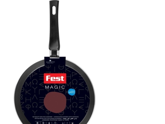 Κρεπιέρα Αντικολλητική Ν.23 Magic 61020 Grey Fest Μεσαίο (23-25cm) Αλουμίνιο