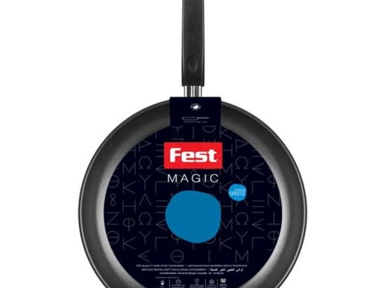 Τηγάνι Βαθύ Αντικολλητικό Magic 0061123 24cm Black Fest 24cm Αλουμίνιο