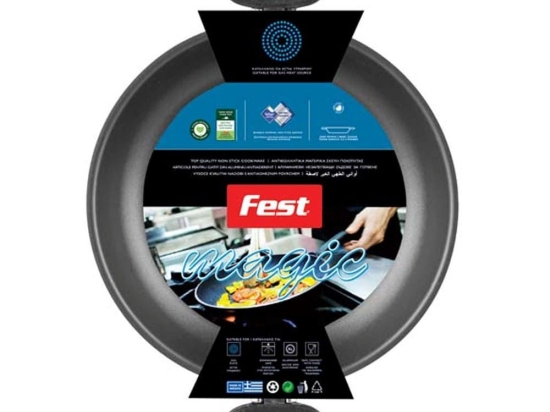 Σαγανάκι Αντικολλητικό Magic 0061131 20cm Black Fest 20cm Αλουμίνιο