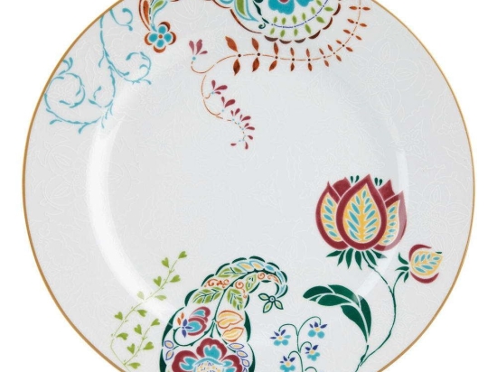 Πιατέλα Σερβιρίσματος Στρογγυλή Fantasy 1181333 Φ32cm Multi Ionia Πορσελάνη