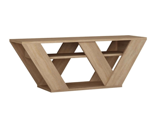 Έπιπλο Τηλεόρασης Pipralla Φυσικό 110X40X30Cm 119-000968 Μελαμίνη