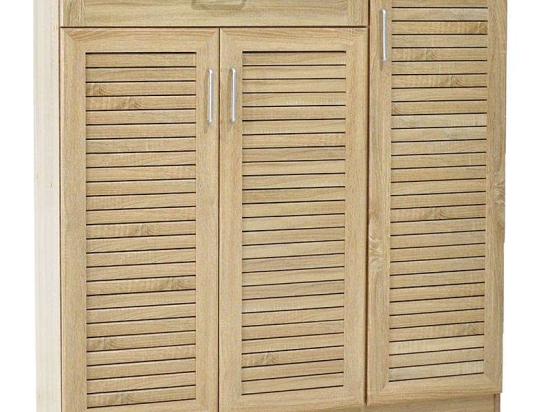 Παπουτσοθήκη-Ντουλάπι Sante 30 Ζεύγων Sonoma 120X37X123Cm 123-000003 Μελαμίνη