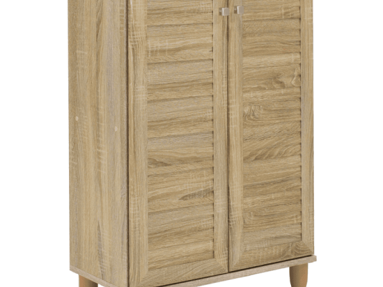 Παπουτσοθήκη-Ντουλάπι Santo 10 Ζεύγων Sonoma 60X34,5X91,5Cm 123-000029 Μελαμίνη