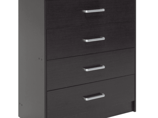 Συρταριέρα Olympus Με 4 Συρτάρια Wenge 80X40X95Cm 123-000037 Μελαμίνη