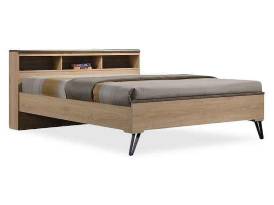 Κρεβάτι Bruno 123-000104 Viscount - Toro 160x200 Διπλό Mdf