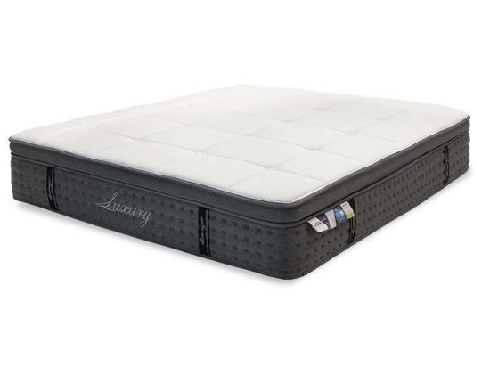 Στρώμα Luxury Pocket Spring Gel 100-000012 34-36cm 160x200cm Anthracite-White Υπέρδιπλο Foam