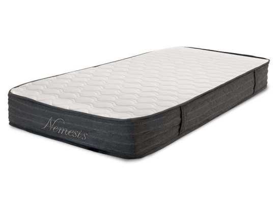 Στρώμα Nemesis Pocket Spring Roll Pack Διπλής Όψης 20-22cm 100x200cm Anthracite-White Μονό Foam