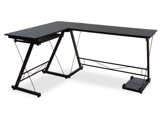 Γραφείο Γωνιακό Levi 072-000023 158x120x73cm Black
