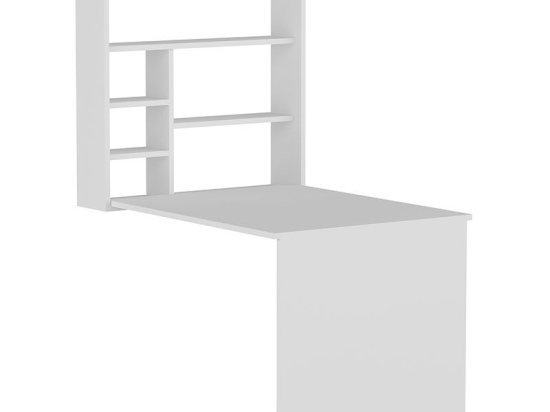 Γραφείο Τοίχου Ανοιγόμενο Ravin 120-000084 63x90x154cm White
