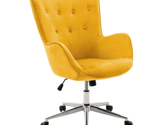 Καρέκλα Γραφείου Διευθυντή Kido 046-000018 64x72x100-110cm Yellow