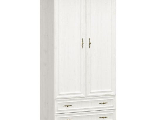 Ντουλάπα Jaden 173-000030 Δίφυλλη 101x62x197,5cm Golden Oak-White Antique Δίφυλλη