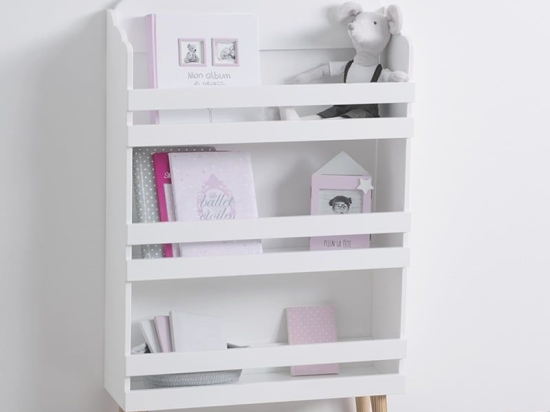 Παιδική Βιβλιοθήκη Cloud 199-000330 58x18x100 cm White Mdf