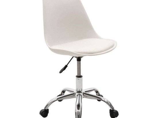 Καρέκλα Γραφείου Gaston II 127-000023 47x48x80/93cm White