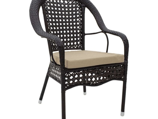 Πολυθρόνα Κήπου Cellin 140-000036 64x60x97cm Dark Brown