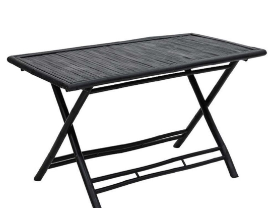 Τραπέζι Badou 141-000017 150x80x77cm Black
