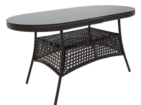 Τραπέζι Cellin 140-000037 160x80x77cm Dark Brown