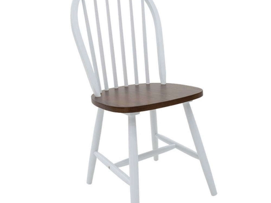 Καρέκλα Adalyn 153-000003 44x42,5x93cm White-Walnut