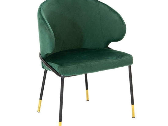 Καρέκλα Nalu 029-000104 56x54x77cm Dark Green