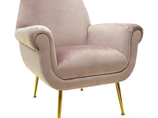 Πολυθρόνα-Μπερζέρα Macel 079-000021 79x71x89cm Apple-Gold