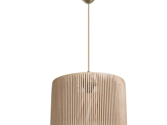 Φωτιστικό Οροφής PWL-1118 Φ30x75cm 1xΕ27 Natural