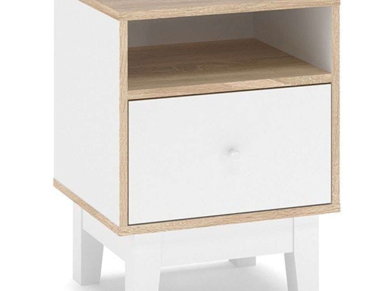 Κομοδίνο Awell 173-000005 45x44x58cm Sonoma-White