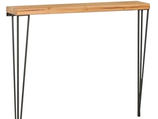 Κονσόλα Tetty 120-000306 90x14x75cm Walnut-Black